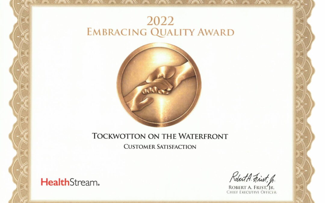 Tockwotton on the Waterfront Receives Two Awards